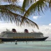 Disney Fantasy docked at Castaway Cay