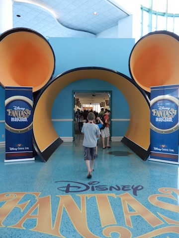 Disney Fantasy embarkation