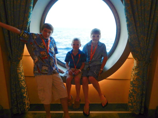 Sailing Disney Fantasy with three kids and one adult
