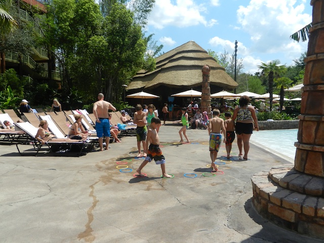 Animal Kingdom Lodge poolside activities
