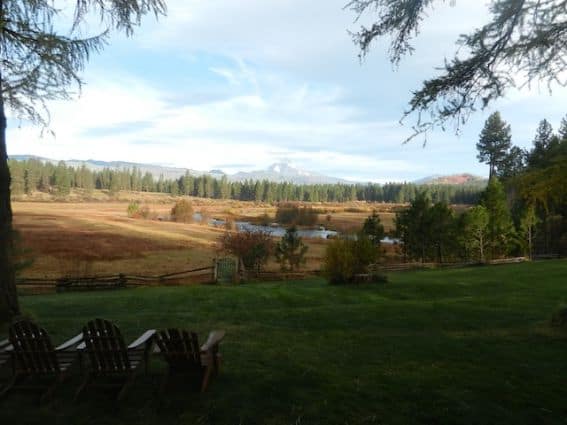 Metolius view at House on Metolius