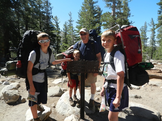 Yosemite backcountry with kids