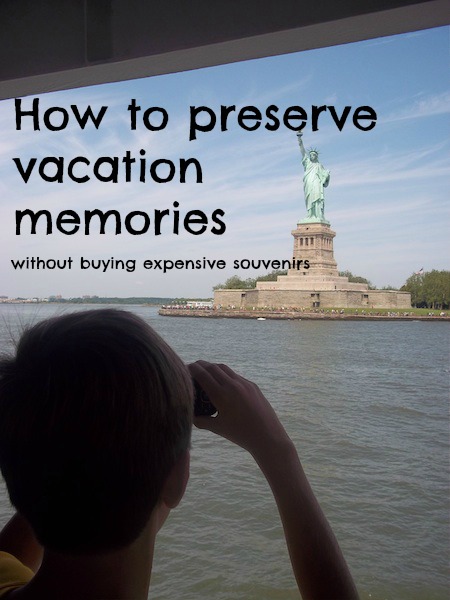 preserve vacation memories