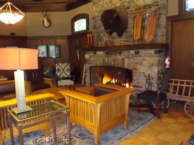 Deer Lodge fireplace