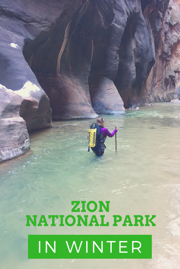 Zion National Park in winter? Yes, please!