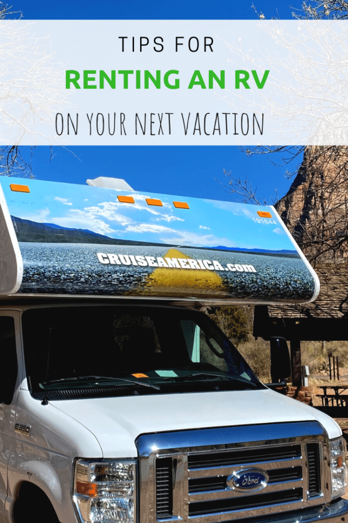 Tips for renting an RV on your next family vacation. Safely travel and social distance!